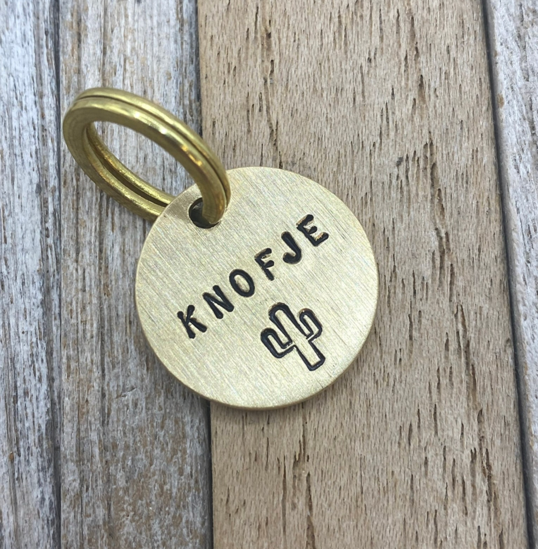 Dierenpenning met cactusontwerp 🌵