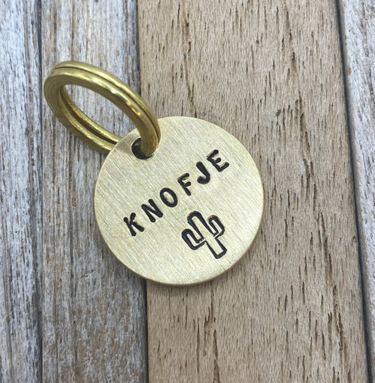 Dierenpenning met cactusontwerp 🌵