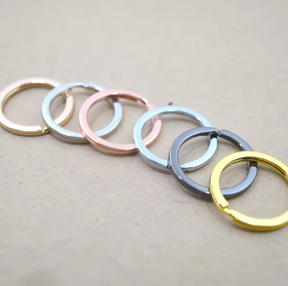 Stevige splitringen SET 3 stuks voor hondenpenning in zilver of goud GRATIS VERZENDEN