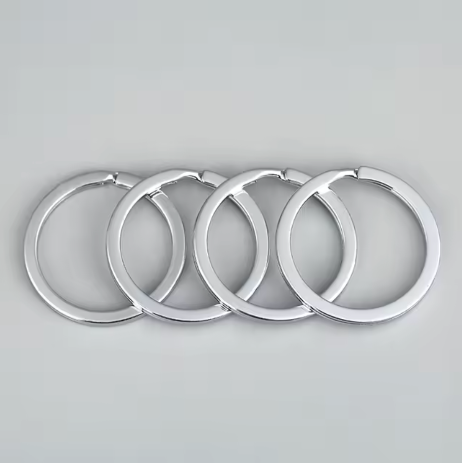 Stevige splitringen SET 3 stuks voor hondenpenning in zilver of goud GRATIS VERZENDEN