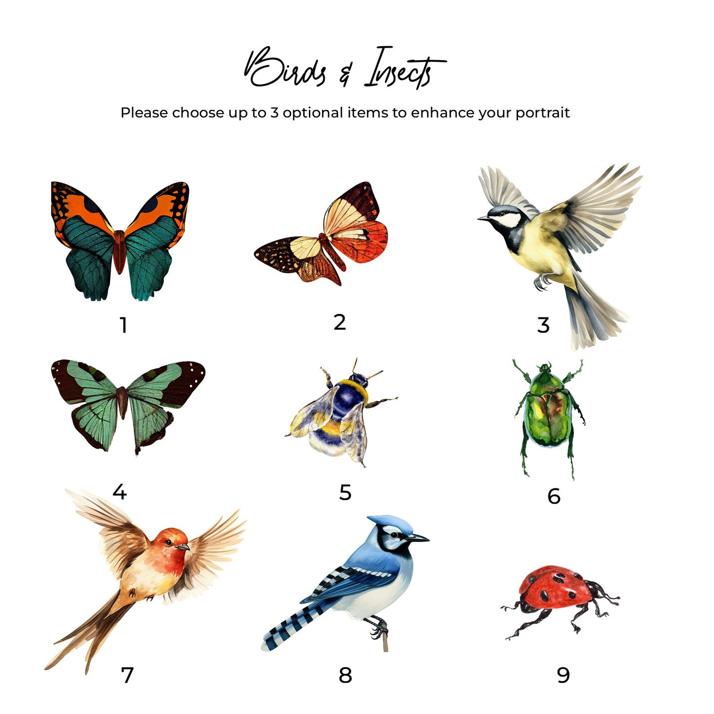 Familie geboorte bloem portret GRATIS VERZENDEN