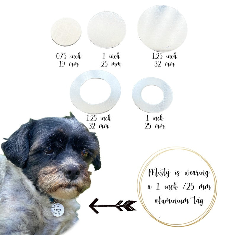 Dierenpenning met bergen ontwerp❤️