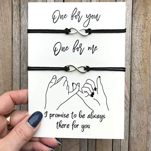 Pinky promise bracelet set