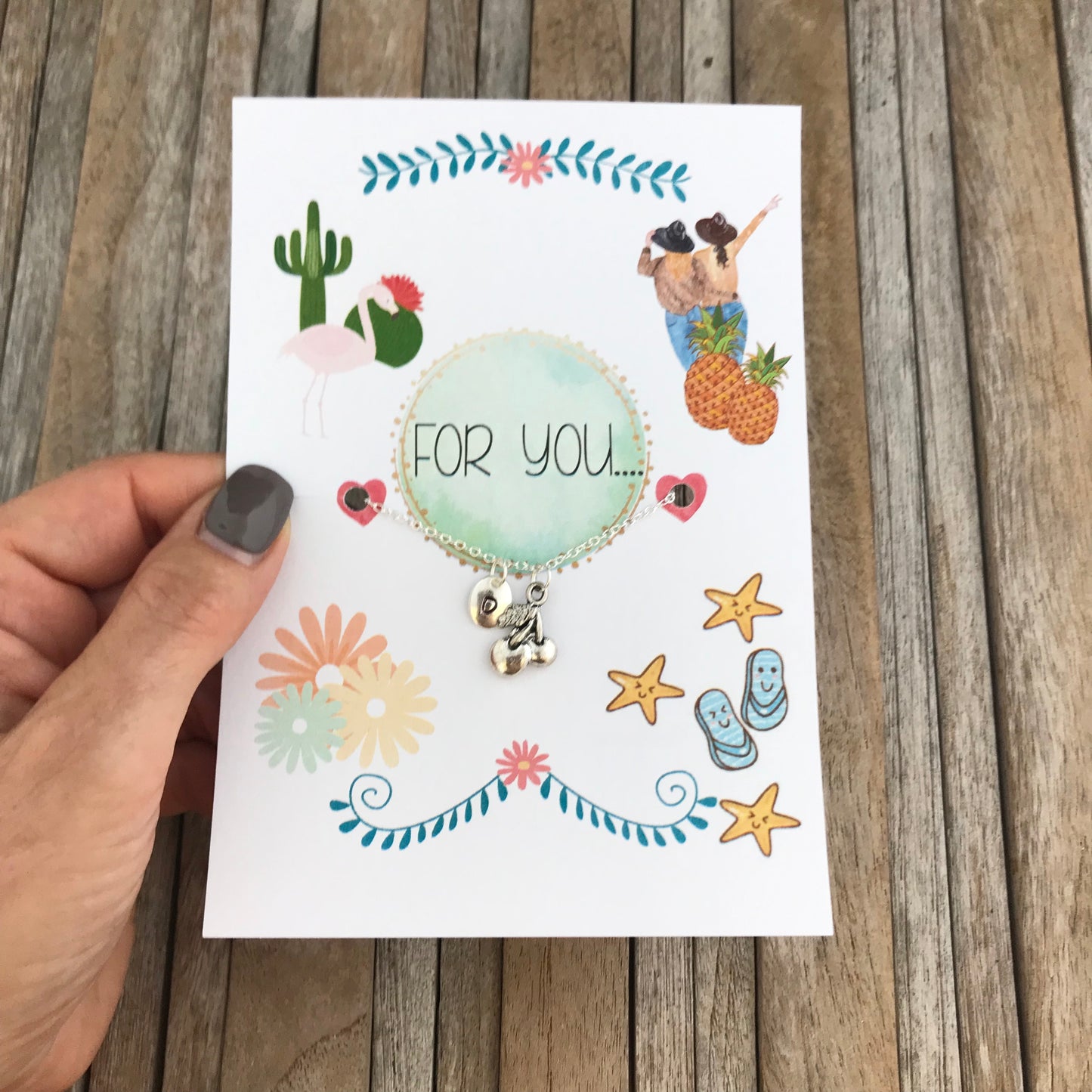 Customized cherry necklace,Teenager necklace, Fruit jewelry