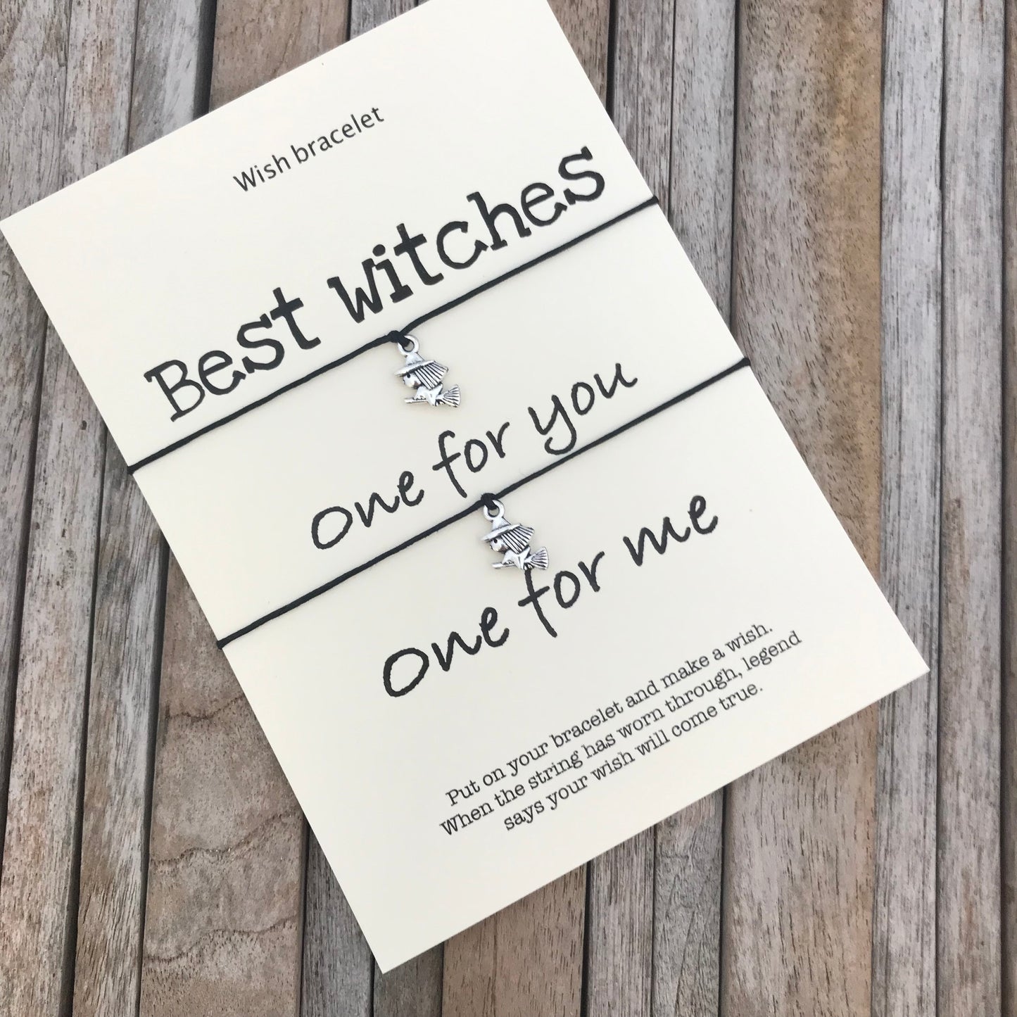 Halloween best witches bracelet set