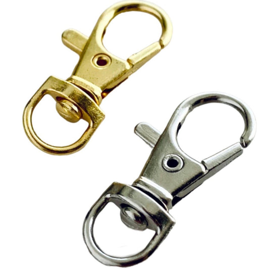 Karabijn sluiting in zilver of goud voor penning