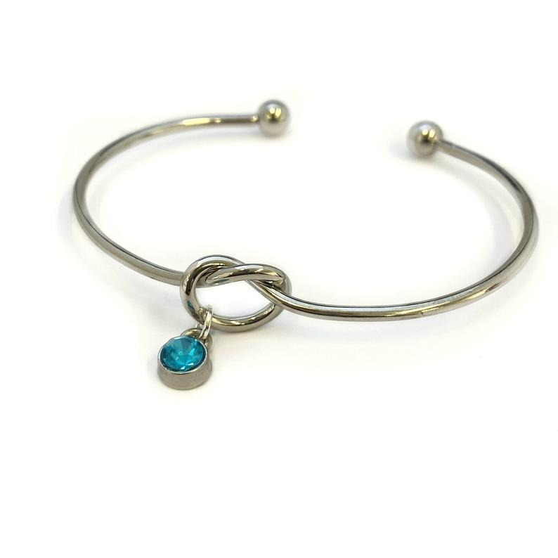 Turquoise armband, december geboortesteen armband, knoop armband, moeder armband, oma cadeau, december verjaardag, BFF cadeau, zuster cadeau