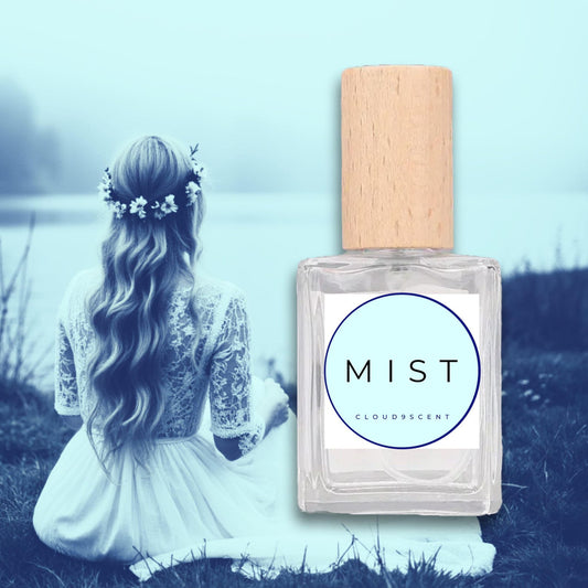 Mist Inspired Fragrance Handcrafted Coastal Perfume: Seawater scent, Musk & Lily of the Valley