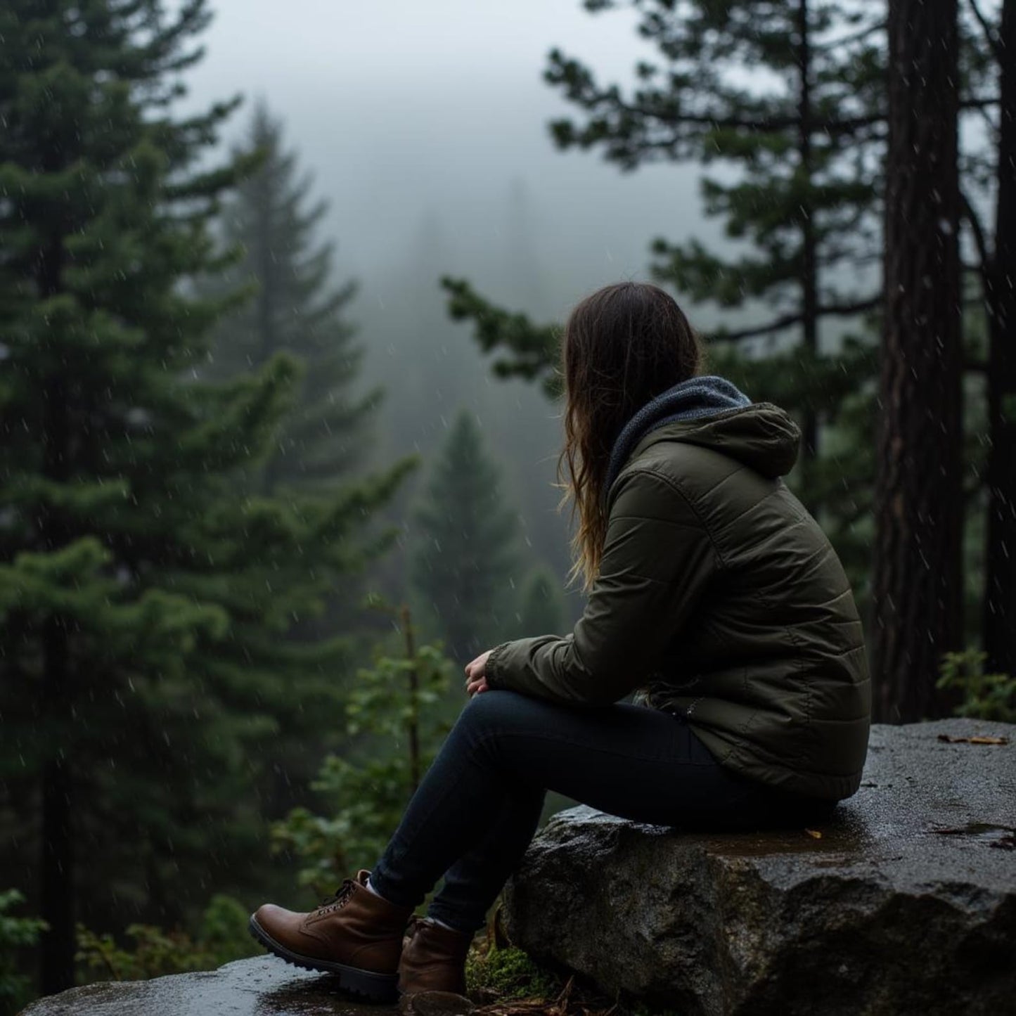 Forest Rain Perfume Oil: Cypress, Fir & Bergamot - Handcrafted Botanical UNISEX Scent