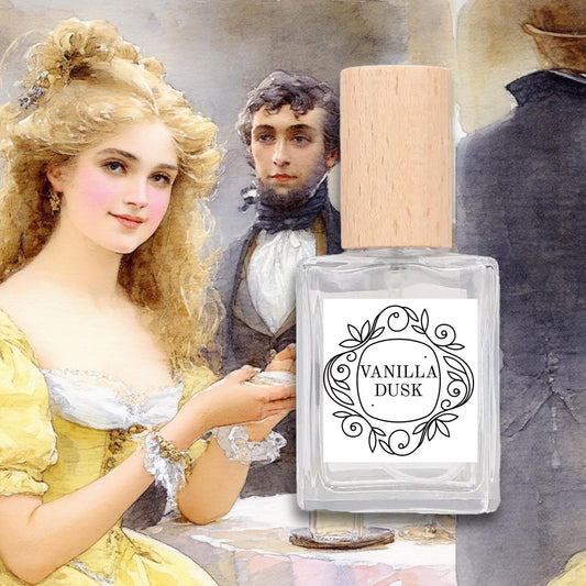 Handcrafted Vanilla Cinnamon Perfume - Warm Musk & Sandelwood Scent | Unique Artisan Feminine Fragrance for fall winter