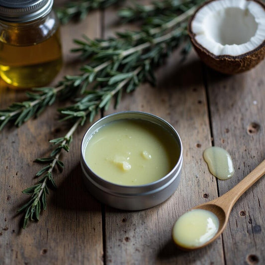 Handcrafted Natural Botanical Perfume Roll on Oil – Basil, Thyme, Tangerine &amp; Lime | Fresh Herbal Citrus Fragrance | Artisan Scent 