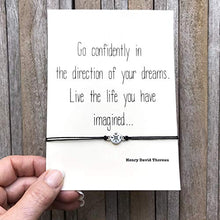 Graduation compass bracelet gift