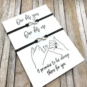 Pinky promise bracelet set
