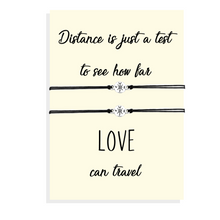 Long distance relationship bracelet set for 2