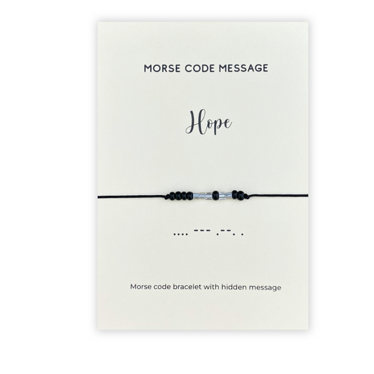 Hope Morse code Bracelet