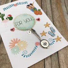 Personalized banjo necklace with initial pendant, Gift for guitarist