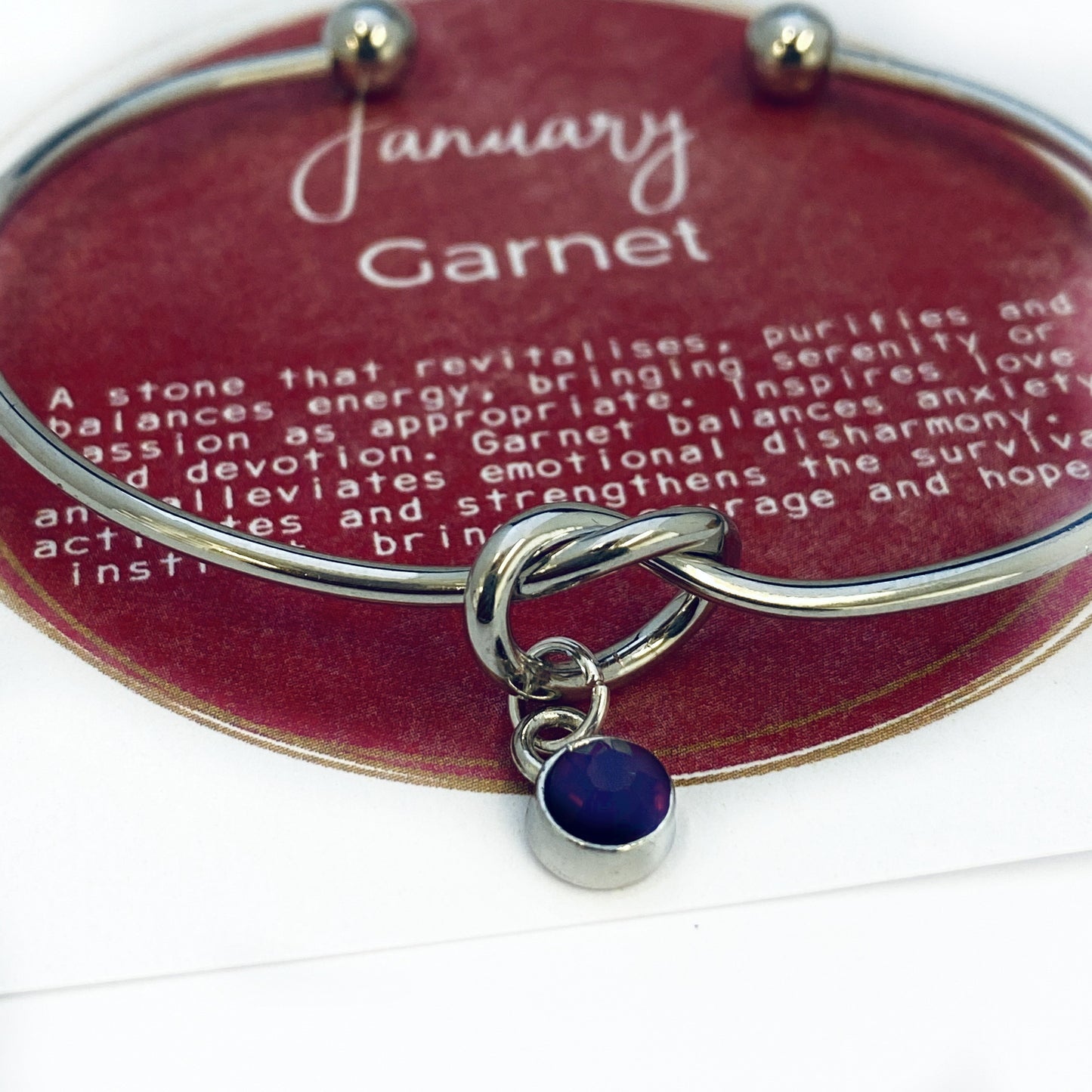 Birthstone gift, Birthstone Bracelet for Mom, Garnet bracelet, Garnet birthstone, January birthstone, January Jewelry, January Birthday Gift