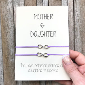 Mother daughter bracelet set of 2