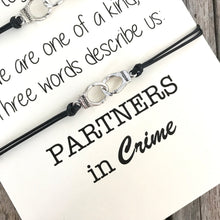 Partners in crime friendship bracelet set