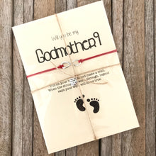Godparent proposal bracelet set of 2