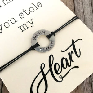 Longitude Latitude bracelet
