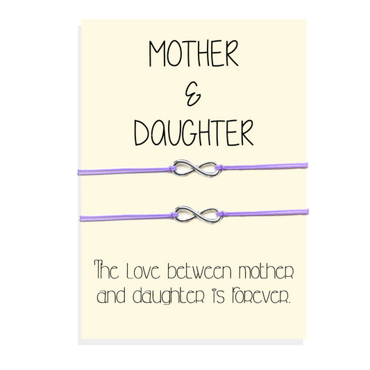 Mother daughter bracelet set of 2