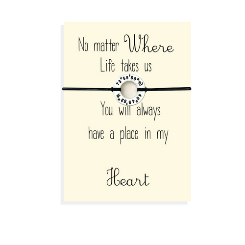 No matter where, no matter what location bracelet