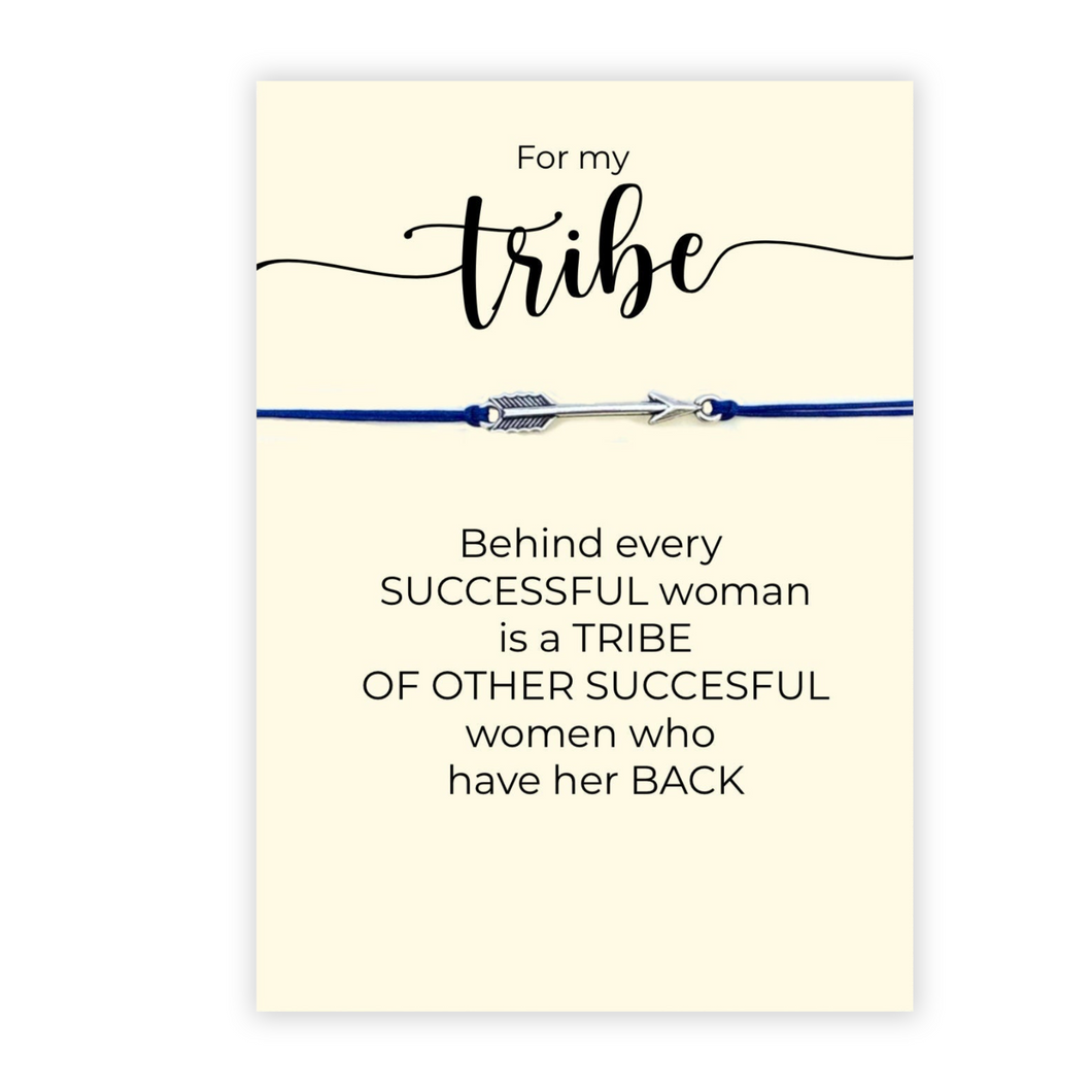 Best Friend Gift, Tribe Bracelet, Friendship Bracelet, Gift For Your Tribe, BFF Gift, Friendship Card, Silver Arrow Bracelet, Friends