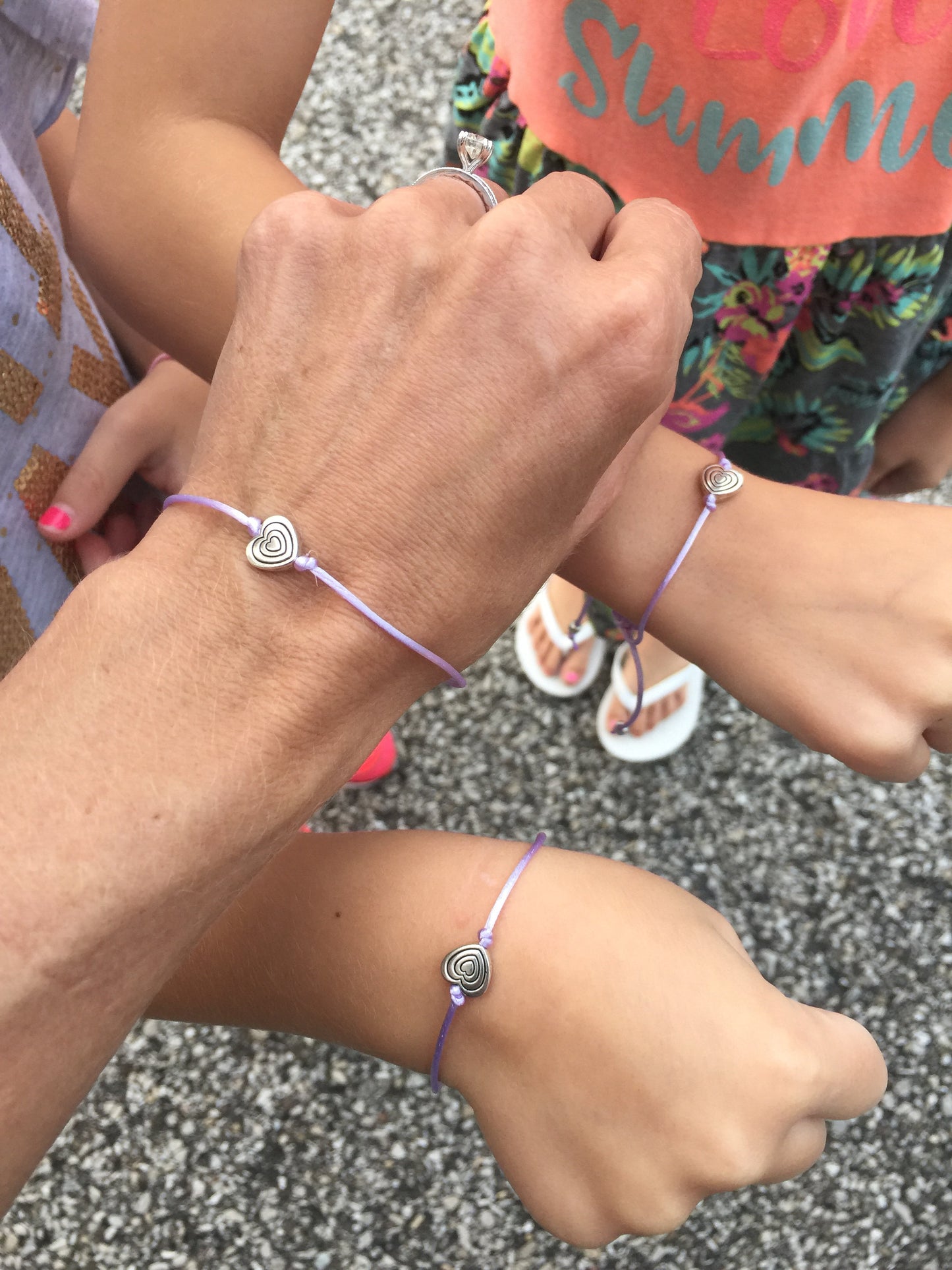 Mommy and me Back to school bracelet set for 2
