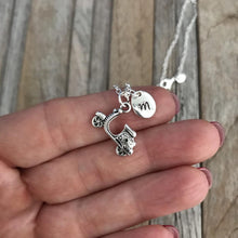 Personalized scooter necklace, Gift for teenager, Teenager necklace, Moped charm necklace