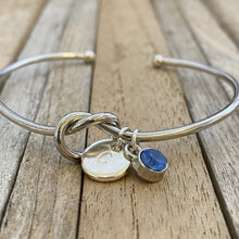 Maid of honour Proposal, Will you be my maid of honour Tie the Knot Bracelet, Personalised Initial, Bridal Party Gift, Knot Bracelet