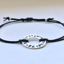 Customized coordinates bracelet