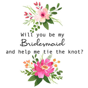 Bridesmaid Proposal, Love Knot, Will you be my Bridesmaid, Tie the Knot Bracelet, Personalised Initial Bridesmaid Gift, Love knot, Knot Bangle