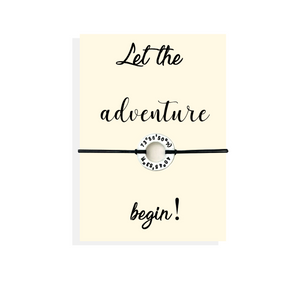 Wanderlust adventure bracelet gift set of 2